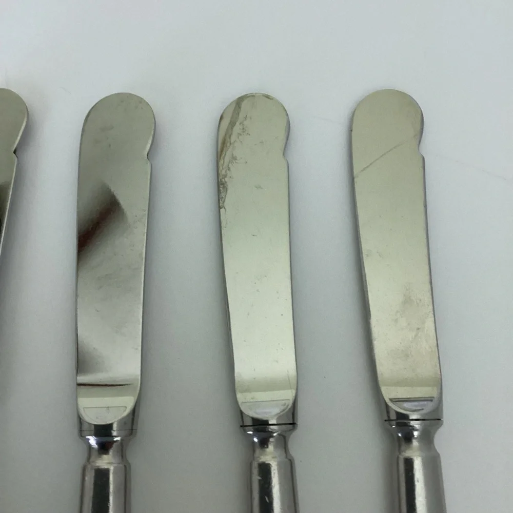 Christofle Hotel Knife Spreader Silverplated Set Of Five France Albi ?
